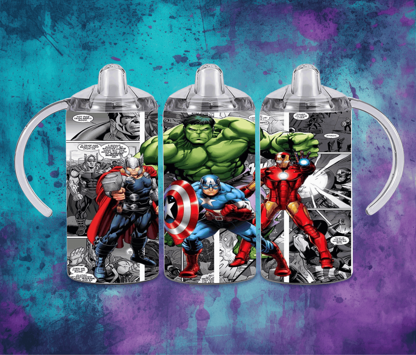Marvel 12oz Sippy or Skinny Tumbler