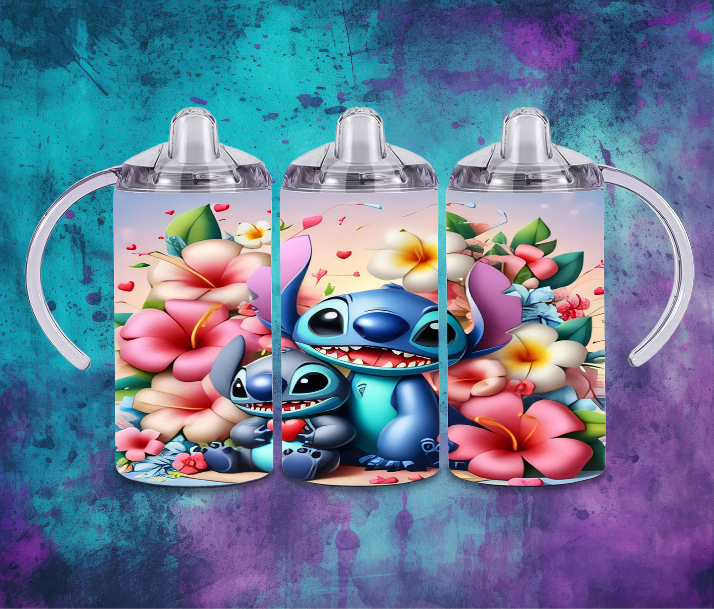 Stitch 12oz Sippy or Skinny Tumbler