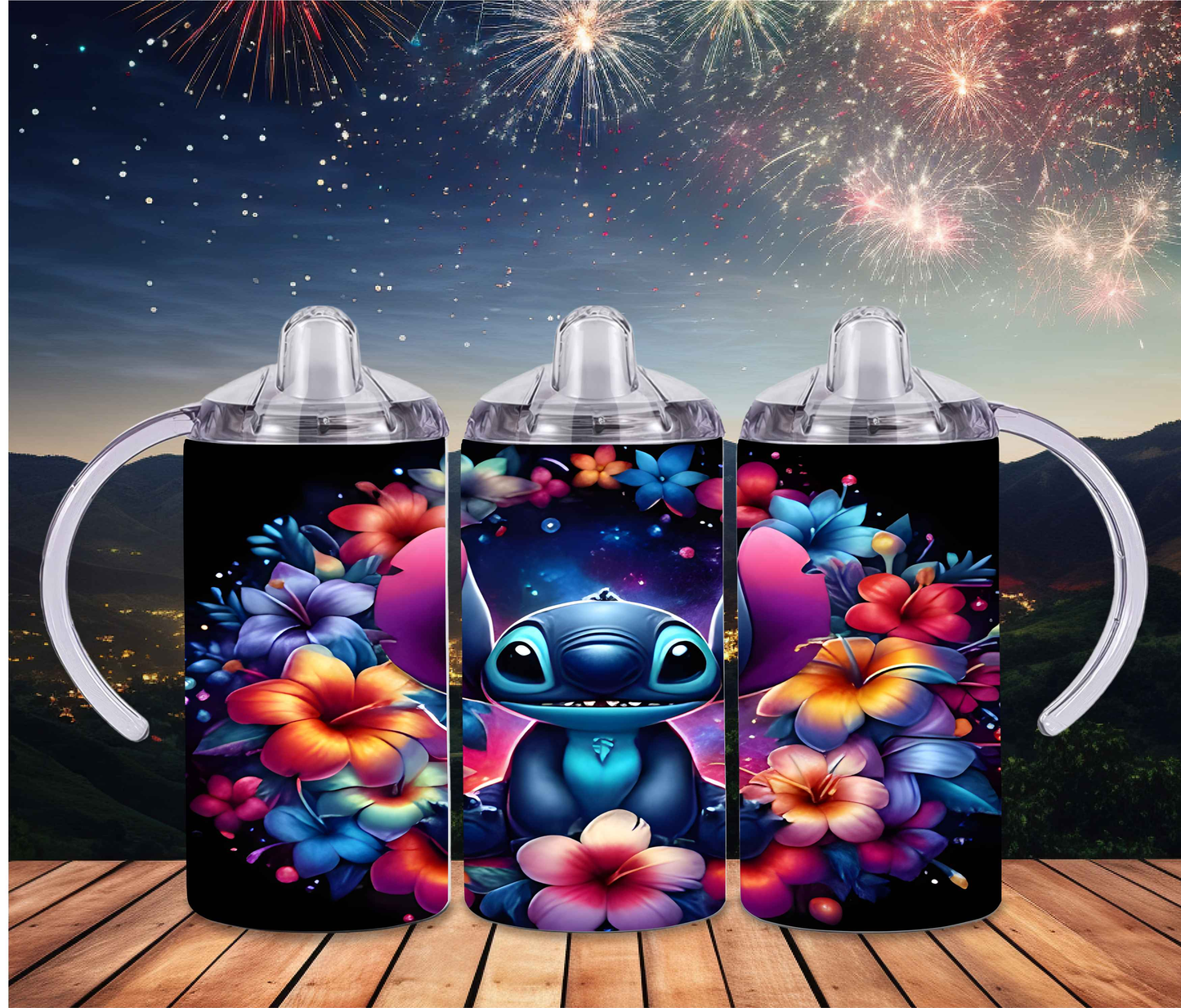 Stitch 12oz Sippy or Skinny Tumbler