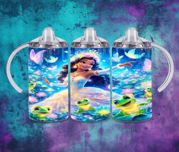 Disney Princess Tiana 12oz Sippy or Skinny Tumbler