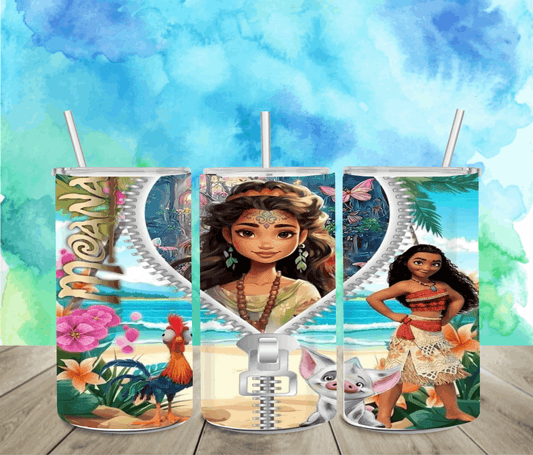 Moana 12oz Sippy or Skinny Tumbler