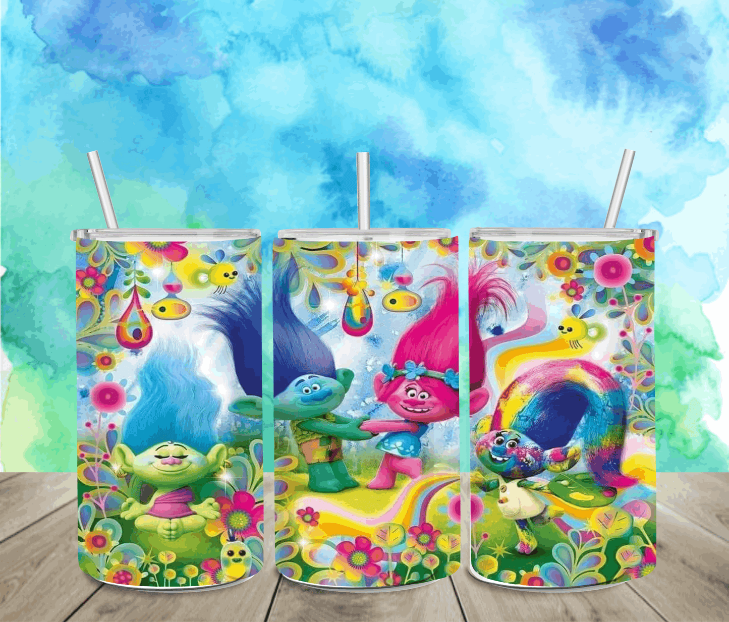 Trollz 12oz Sippy or Skinny Tumbler