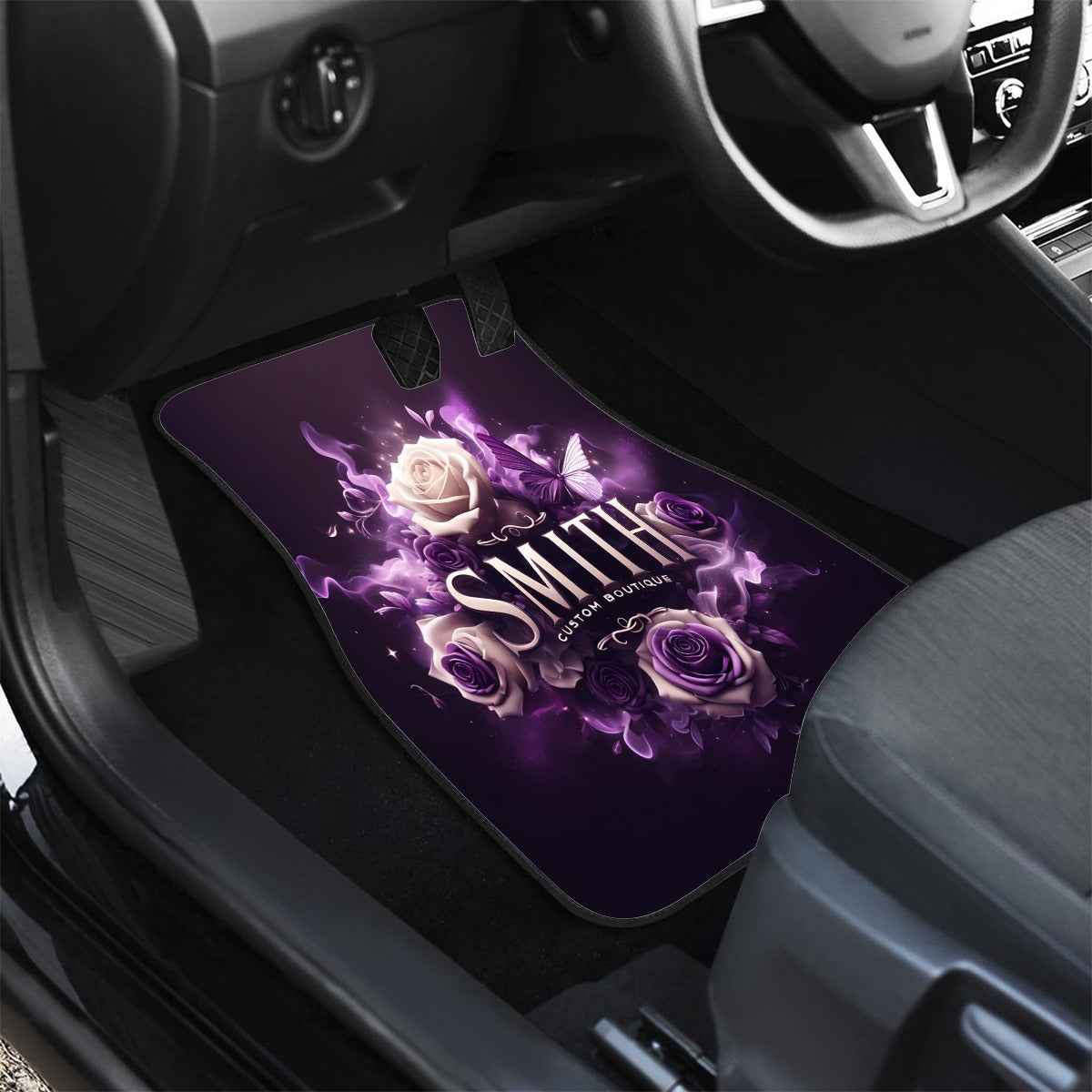 Custom Designed Car Mats (2pcs)