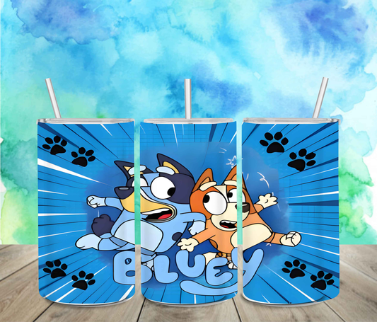 Bluey 12oz Sippy or Skinny Tumbler