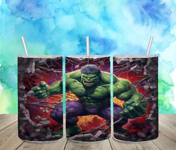 Hulk 12oz Sippy or Skinny Tumbler