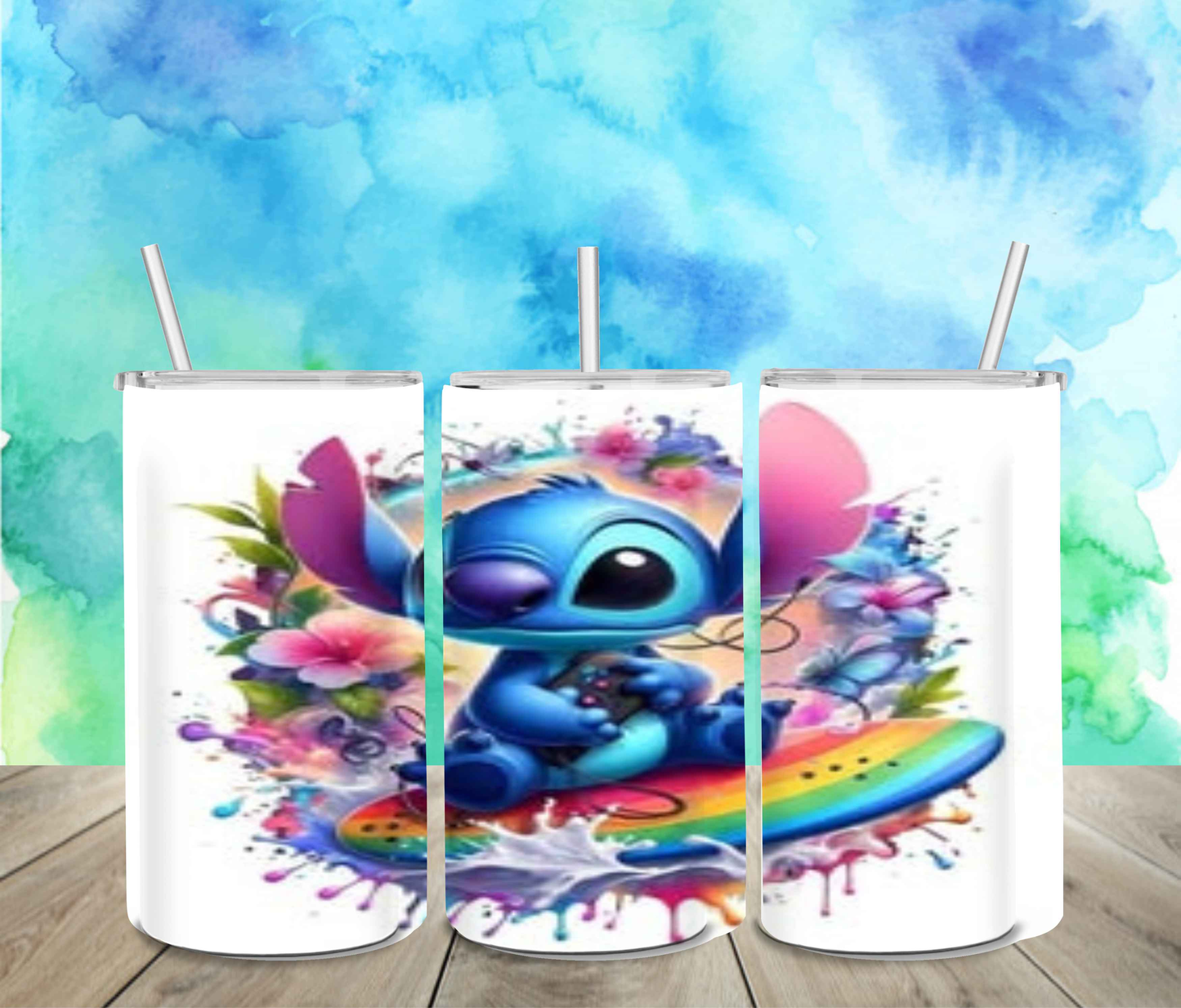 Stitch 12oz Sippy or Skinny Tumbler