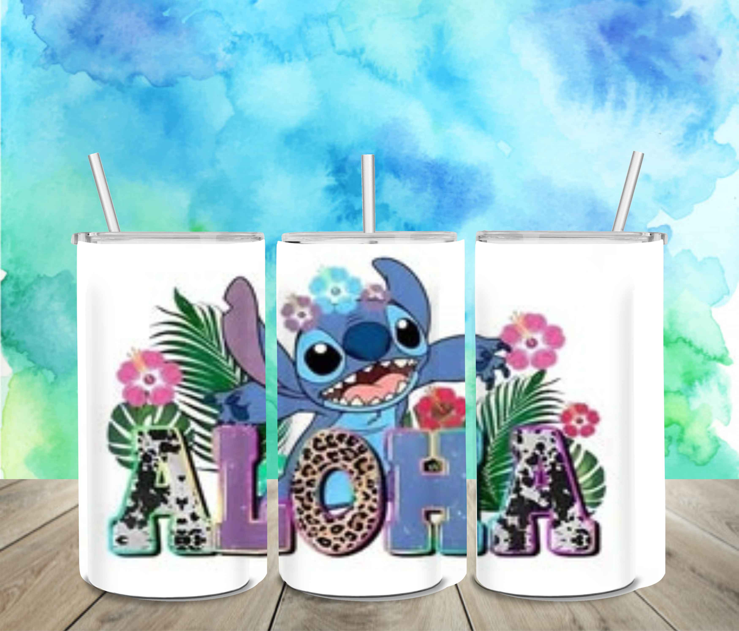 Stitch 12oz Sippy or Skinny Tumbler