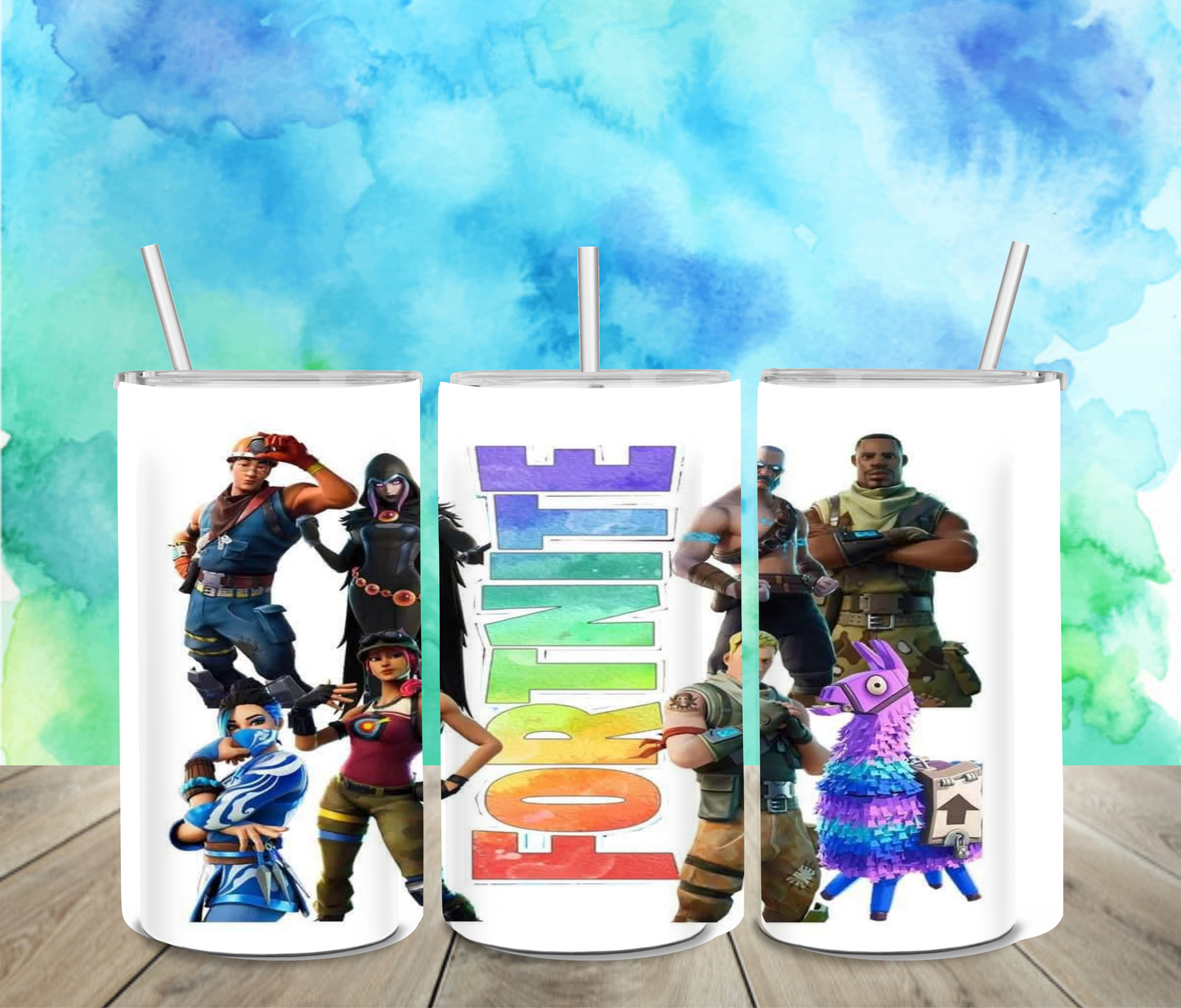 Fortnite 12oz Sippy or Skinny Tumbler