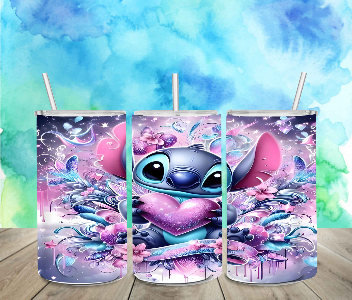 Stitch 12oz Sippy or Skinny Tumbler