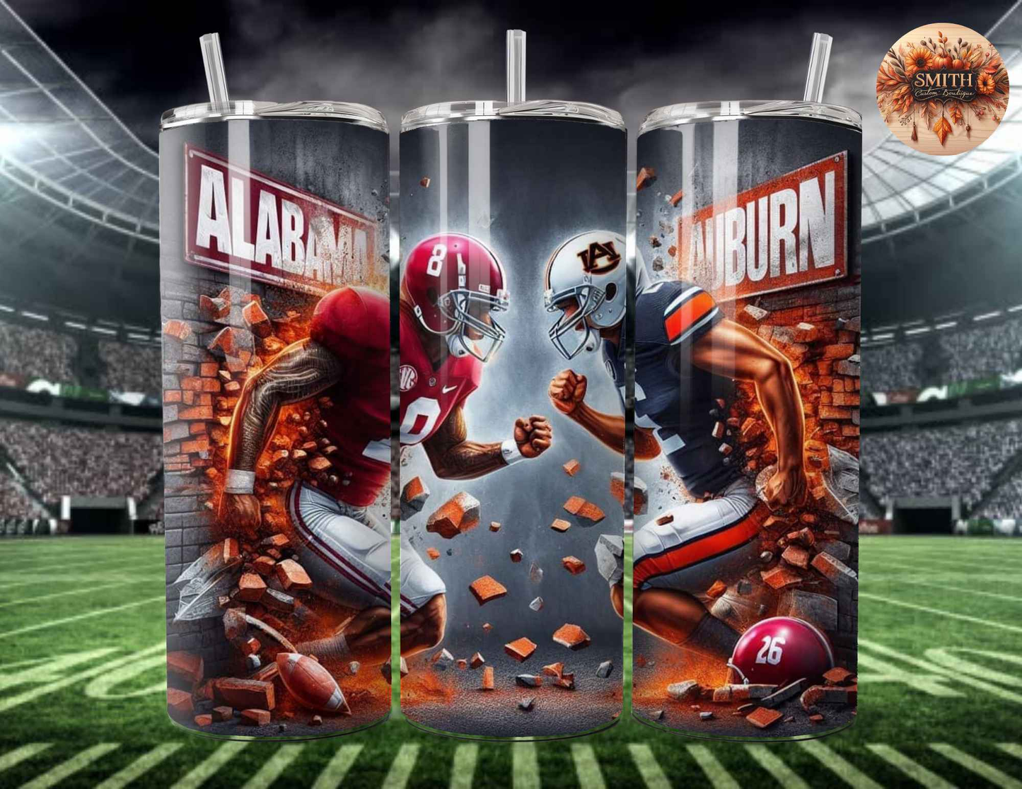 Alabama Auburn Tumbler