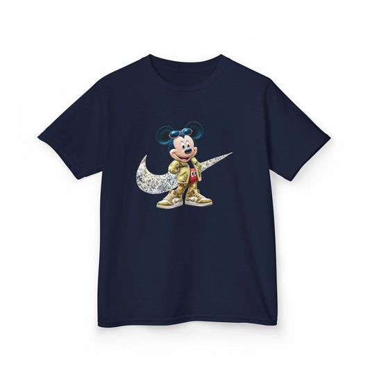 Hipster Kids Cotton™ Tee - Fun Mickey Mouse & Nike Design