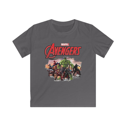 Kids Avengers Tee - Softstyle Marvel T-Shirt for Superhero Fans