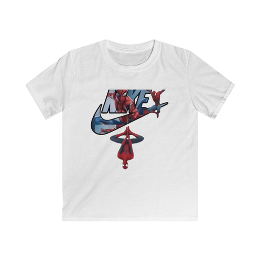 Superhero Spidey Nike Kids Softstyle Tee - Fun & Stylish T-Shirt for Young Fans