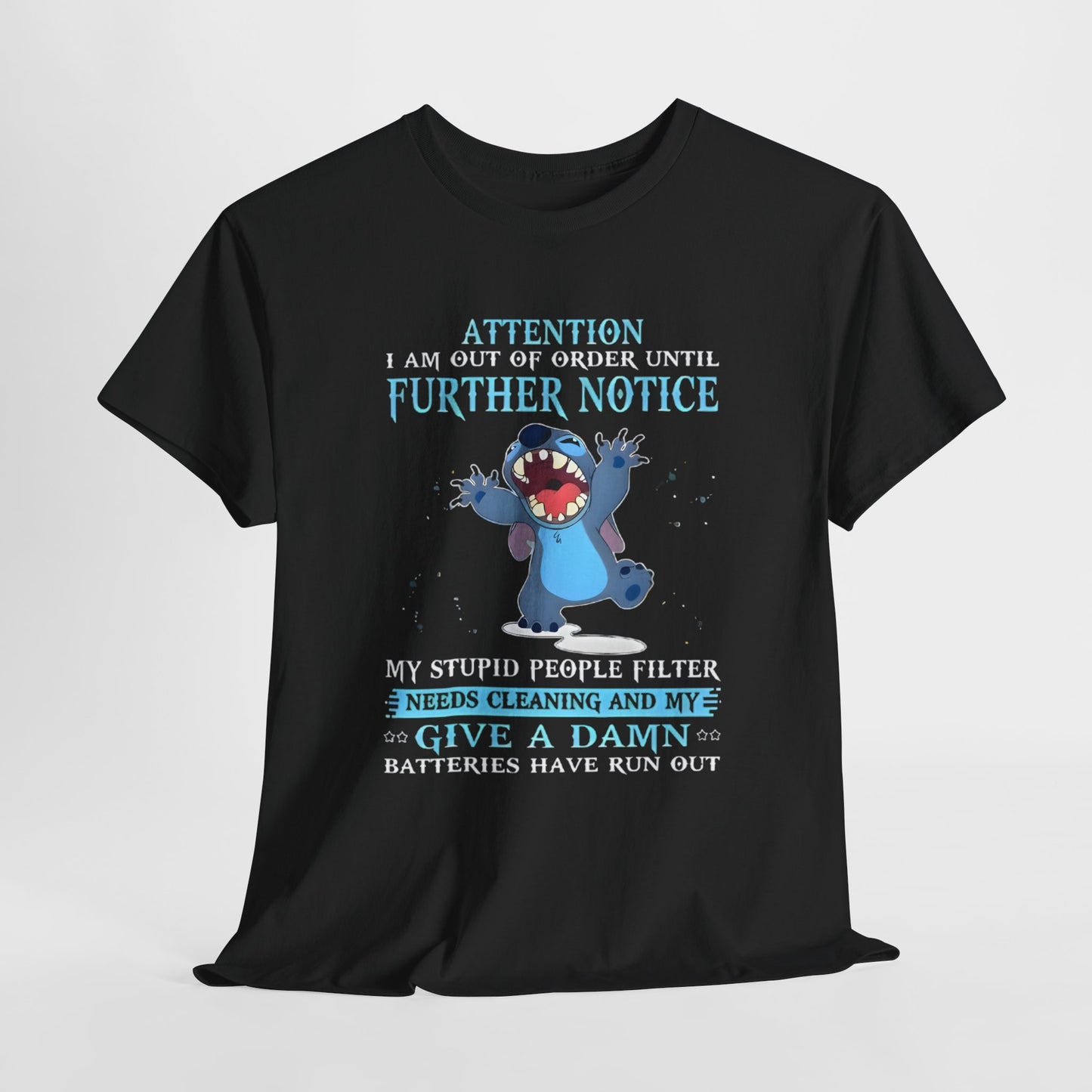 Funny Out of Order Cotton Tee - Perfect Gift for Sarcastic Friends