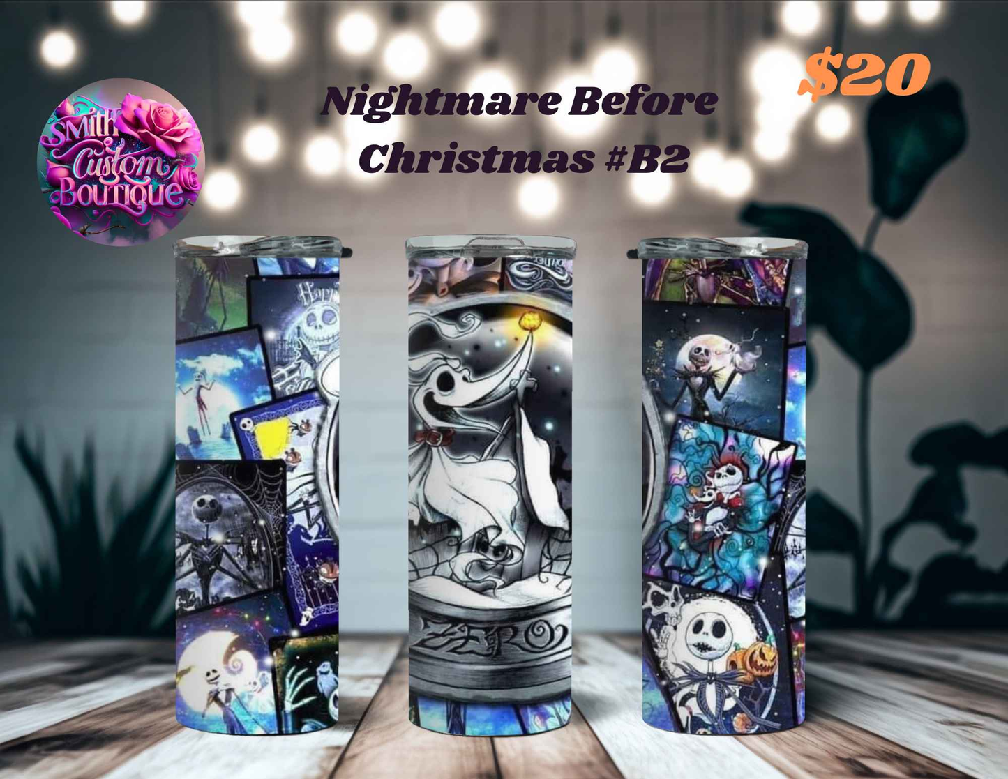 Nightmare Before Christmas Tumblers