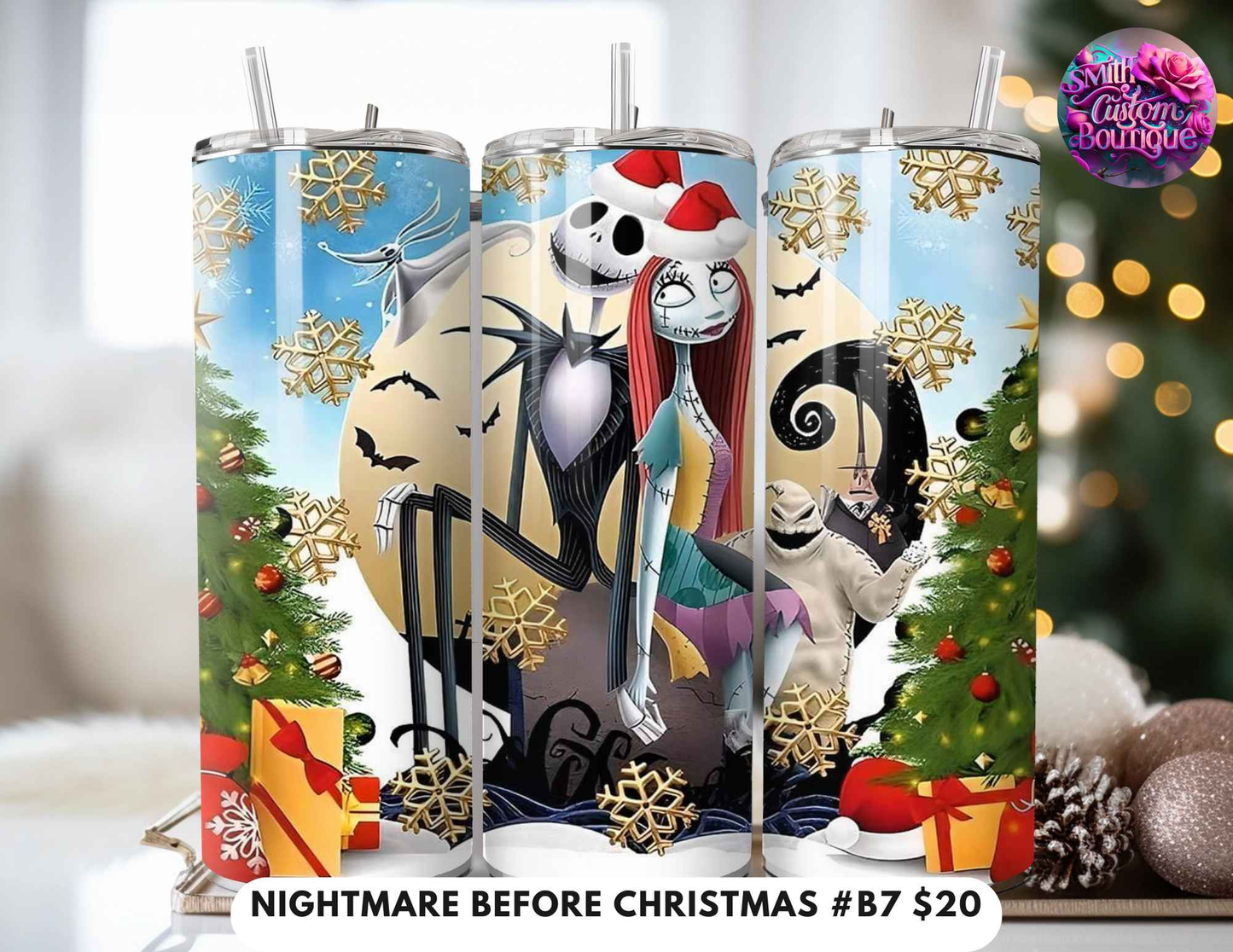 Nightmare Before Christmas Tumblers