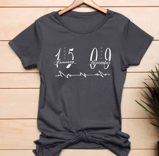 Parent/Grandparent Date Custom Shirt