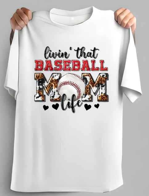 Baseball Mom Life TShirt