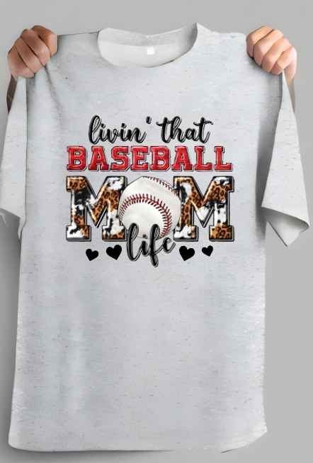 Baseball Mom Life TShirt
