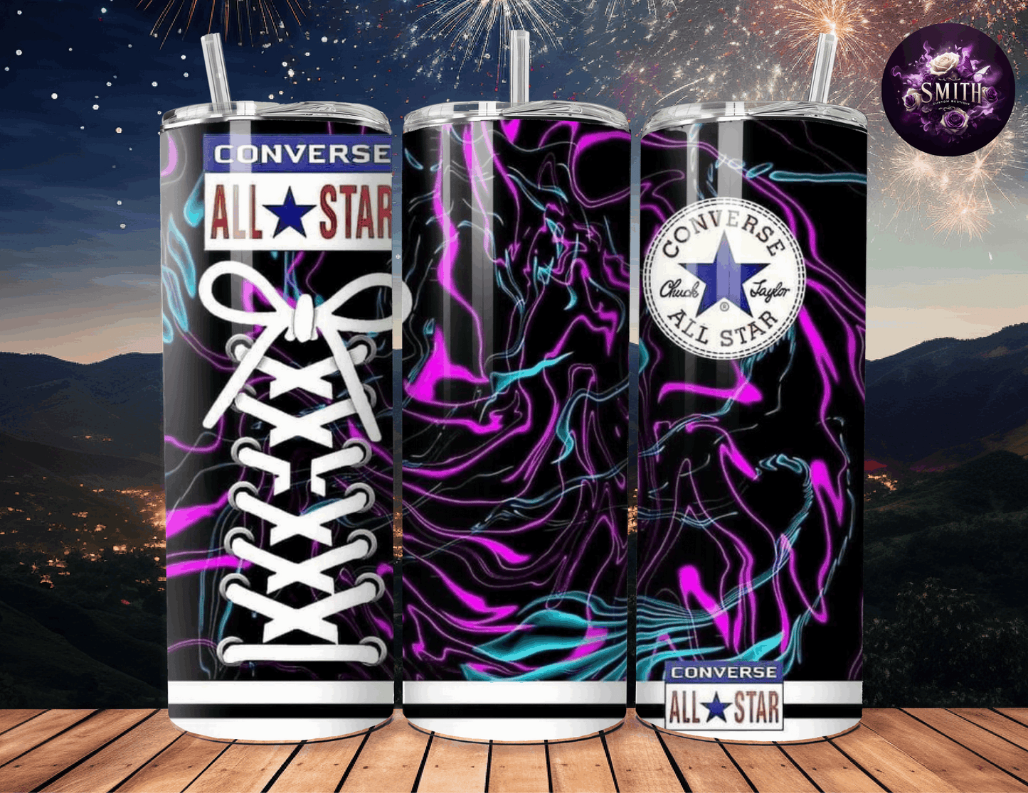 Swirl Converse Tumbler