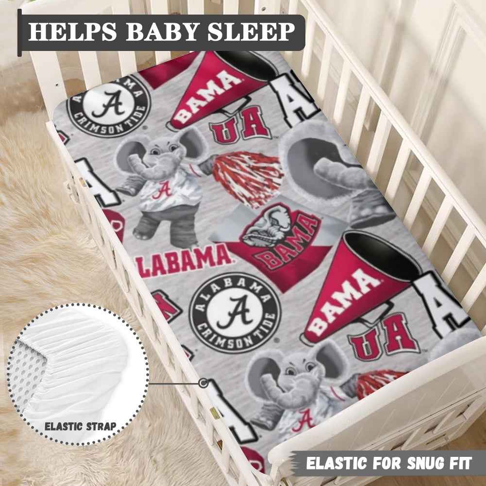Bama Team Crib Cover Style 2