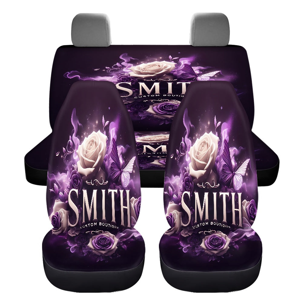 Custom Water-resistant Car Seat Cover Full Set