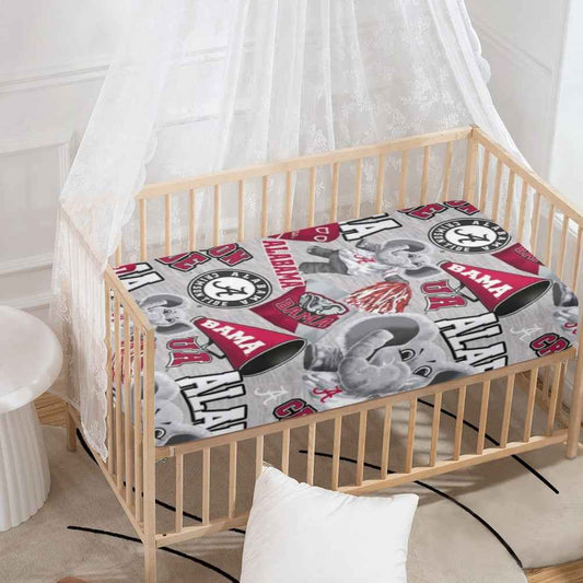 Bama Team Crib Cover Style 2