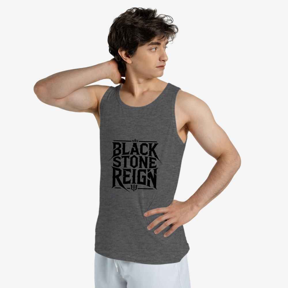 Black Stone Reign Grey tank