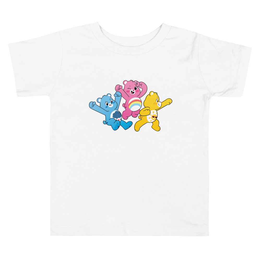 Grumpy, Cheer, and Sunshine Bear Toddler Short Sleeve Tee