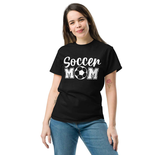 Soccer Mom Print Tshirt Style B White Print