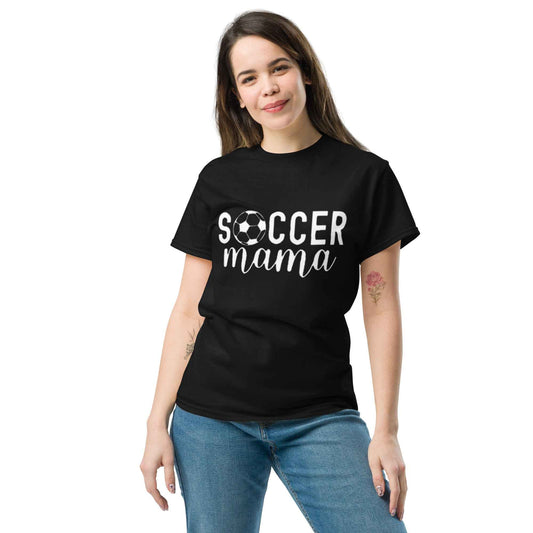 Soccer Mama Tshirt White Print