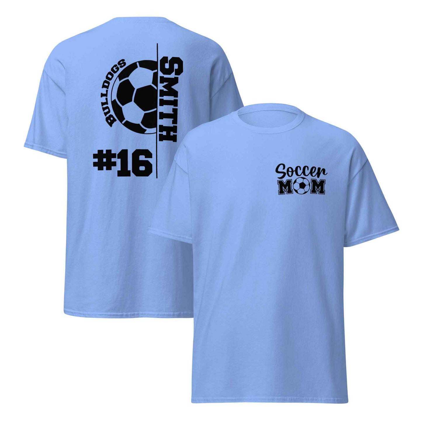Soccer Mom Support TShirt Black Print