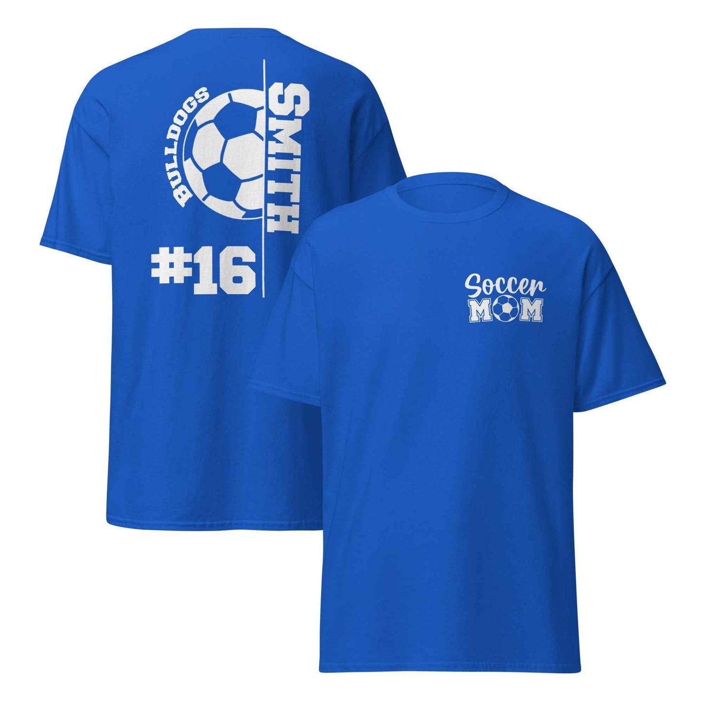 Soccer Mom Support TShirt White Print