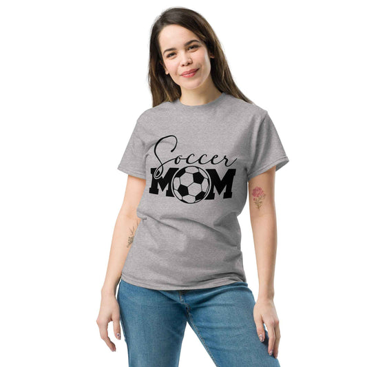 Soccer Mom TShirt Style A Black Print