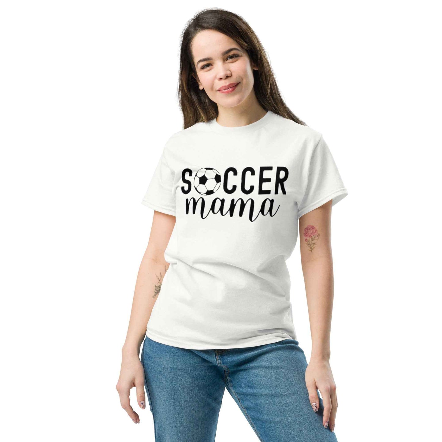 Soccer Mama Tshirt Black Print
