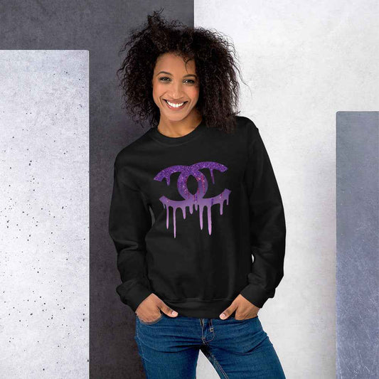 CC Drip Sweatshirt - Purple