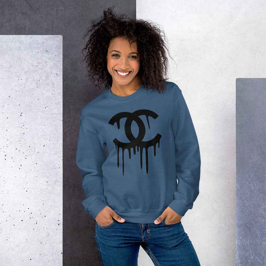 CC Drip Sweatshirt - Black