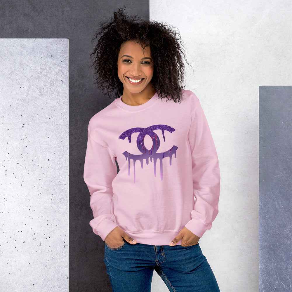 CC Drip Sweatshirt - Purple