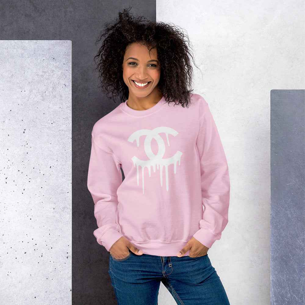 CC Drip Sweatshirt - White