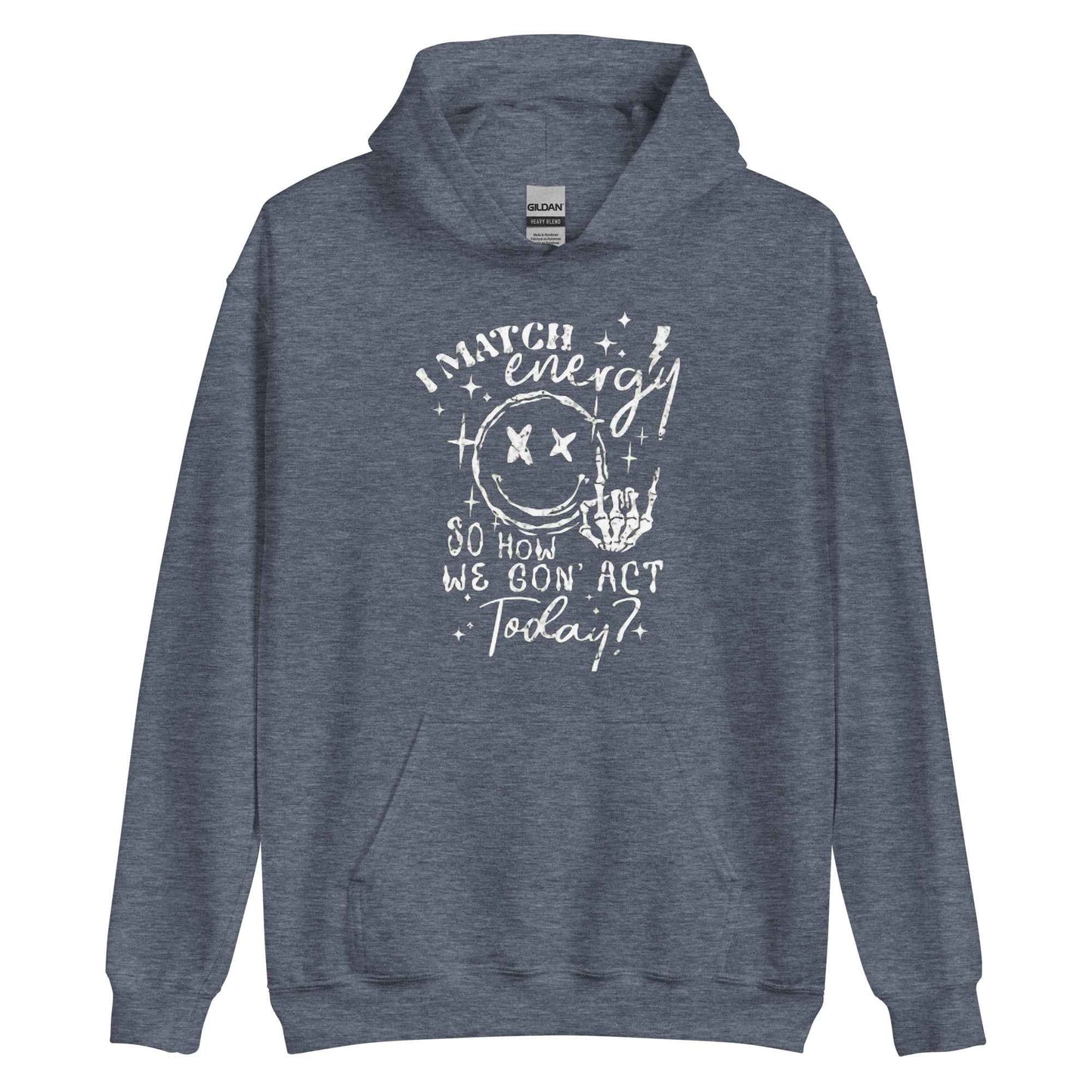 I Match Energy Unisex Hoodie - Dark