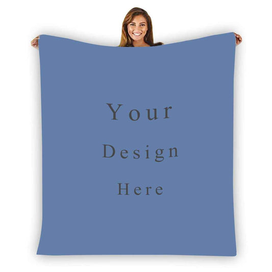 Personalized Single-Side Printing Fleece Blanket