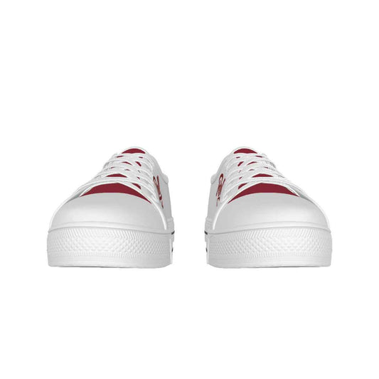 Women's Alabama Heartbeat White Sole Canvas Shoes