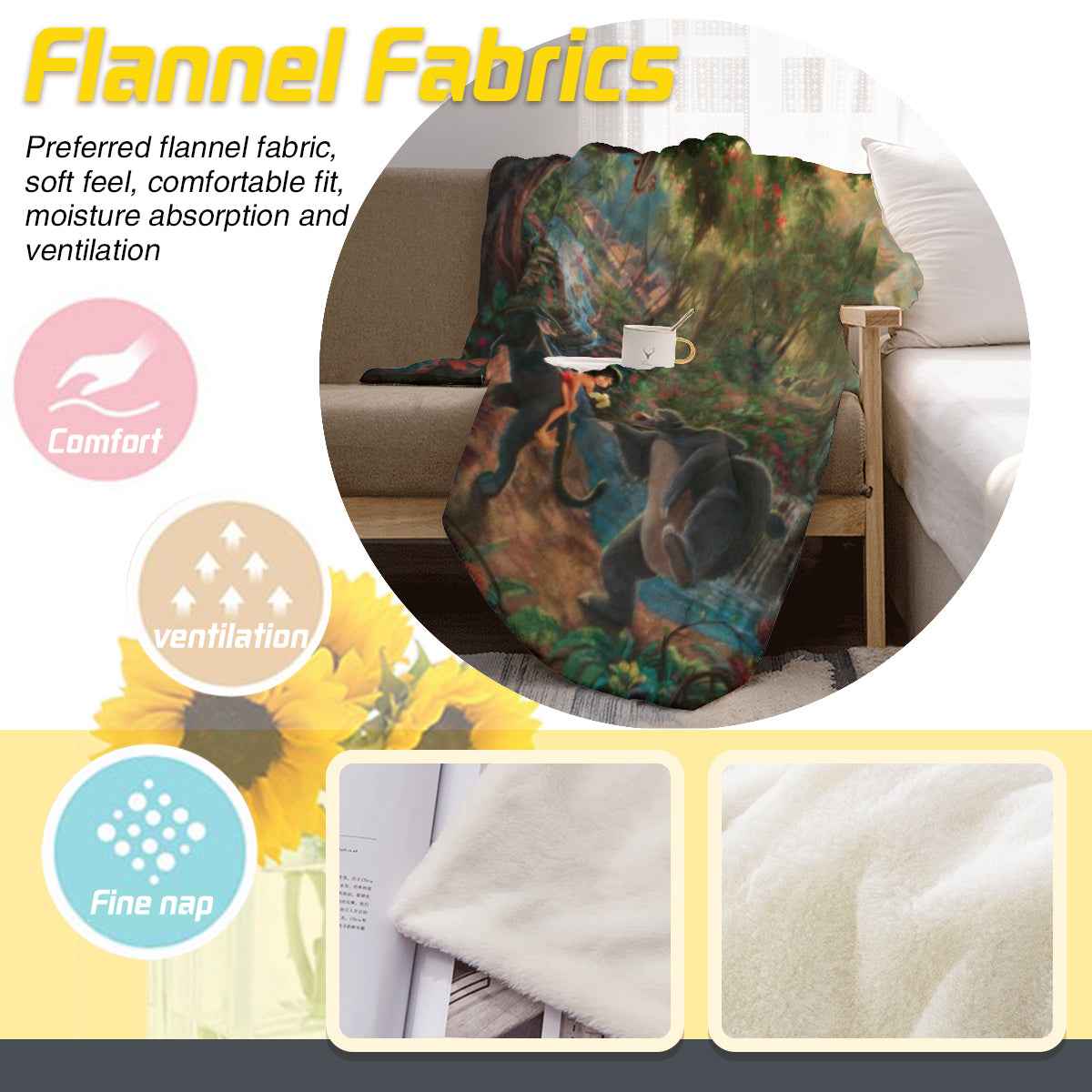 Jungle Book Blanket