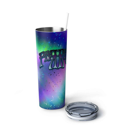 Parris Skinny Steel Tumbler with Straw, 20oz