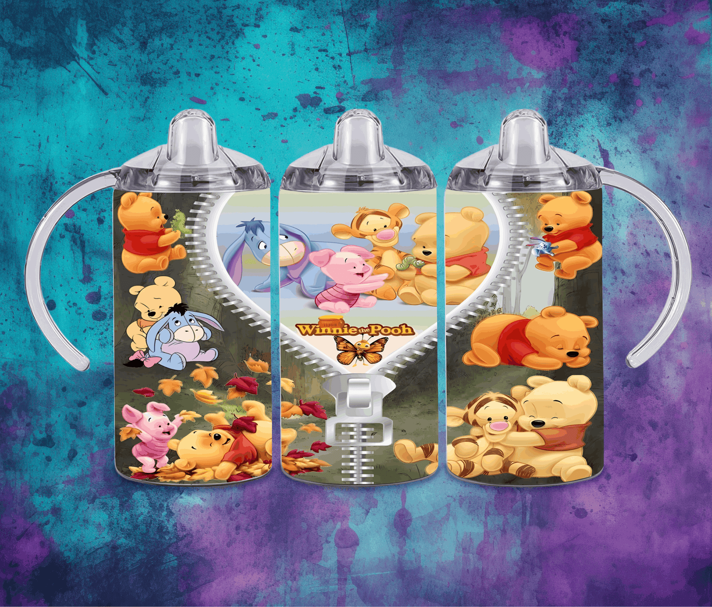 Winnie The Pooh 12oz Sippy or Skinny Tumbler
