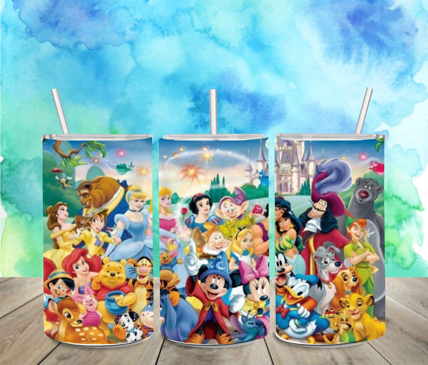 Disney Character 12oz Sippy or Skinny Tumbler