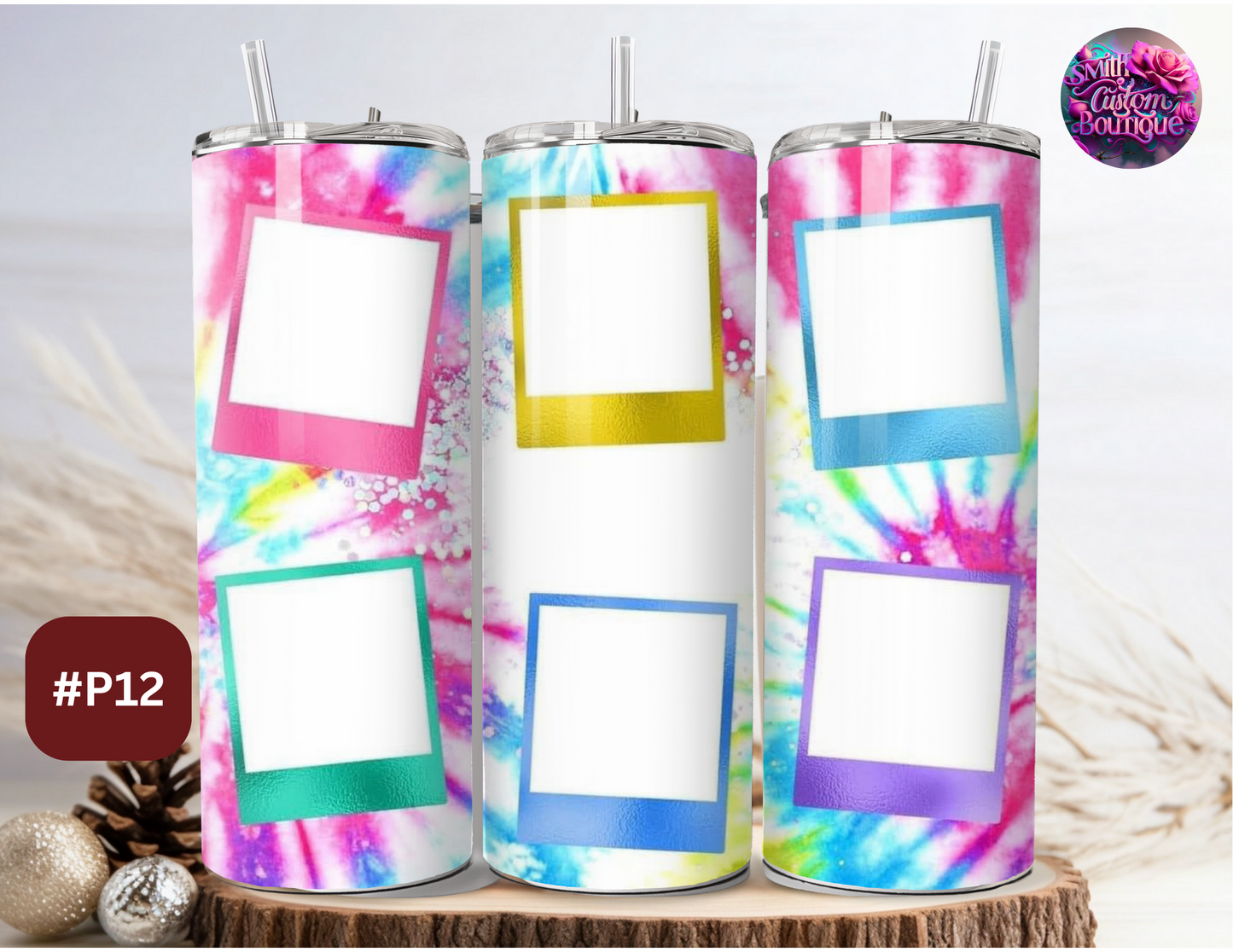 Tie-Dye Photo Tumbler