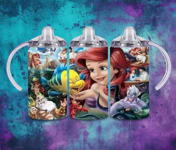 Little Mermaid 12oz Sippy or Skinny Tumbler