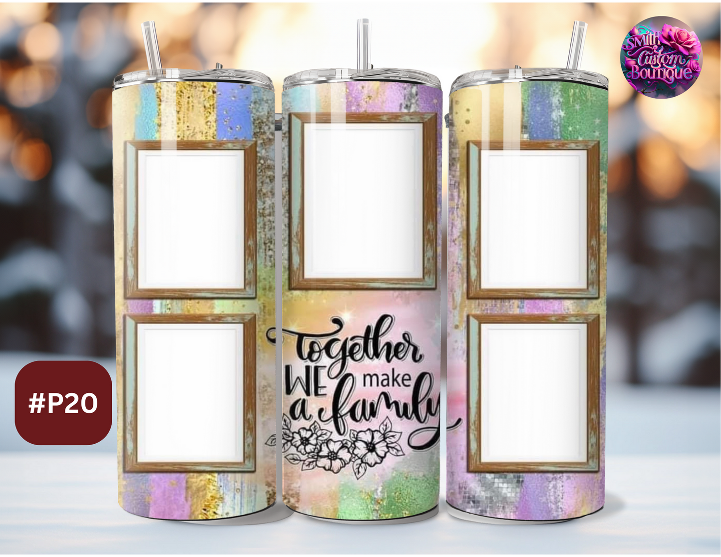 Together We Make A Family Photo Tumbler