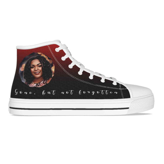 Custom Designed Women's High Top Canvas Shoes